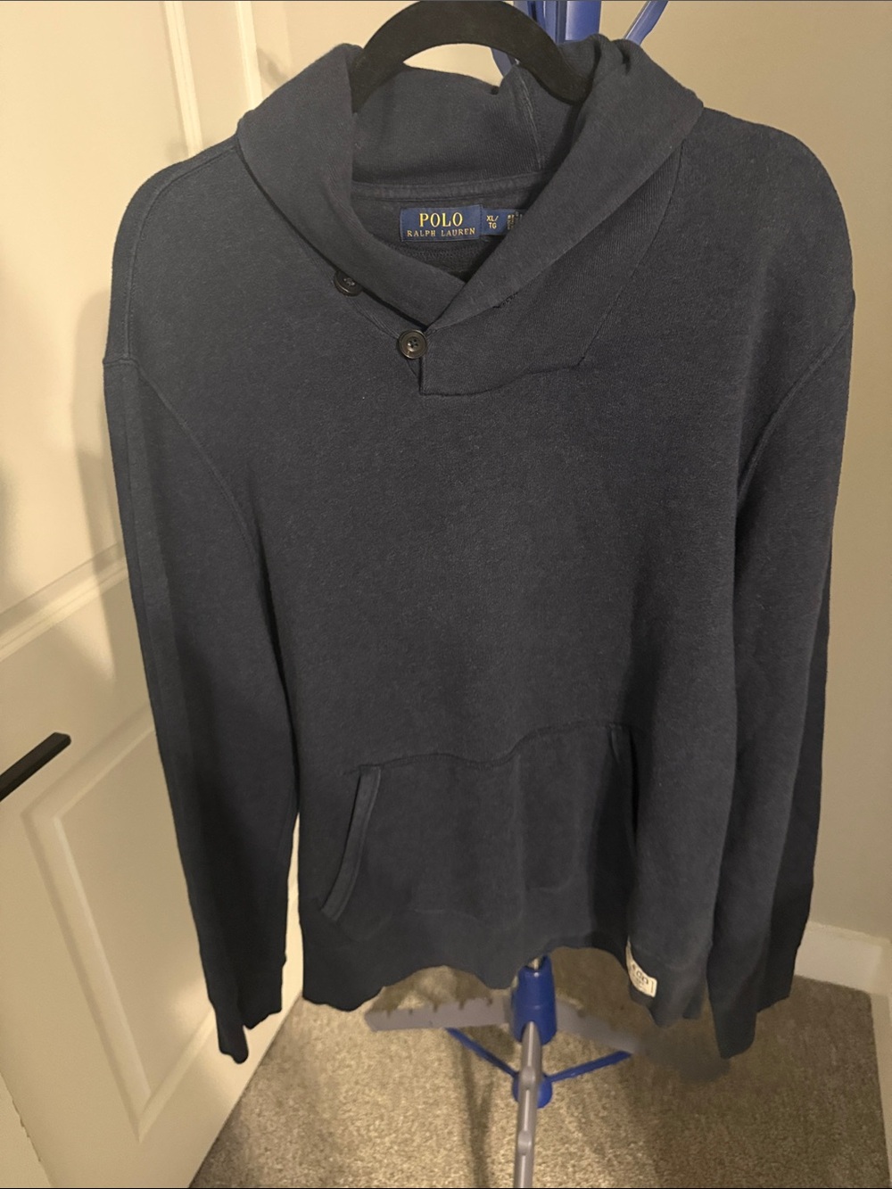 Polo by Ralph Lauren Navy Shawl-Collar Pullover